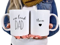One Loved Dad Mug, Dad Gift from Kids, Dad Presents Personal