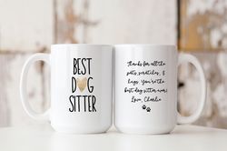 Dog Sitter Gift, Dog Sitter Mug, Gift for Dog Sitter Persona