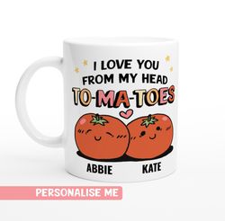 Custom Love Mug, Valentines Day Gift, friend Coffee Cup Personalized, Bestie gif