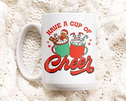 cute christmas mug, kids christmas mug, hot chocolate mug, christmas eve box fil