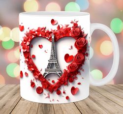 3D Eiffel Tower Mug