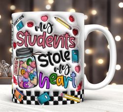 3D Inflated My Students Stole My Heart Mug