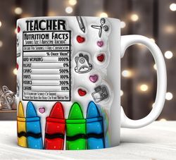 3D Inflated Teacher Life Mug