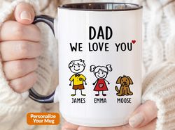 Dad Gift For Dad Birthday Gift, Dad Mug, Fathers Day Gift From Daughter Son Kids Wife Dad