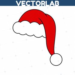 Santa Hat  Instant Digital Download  svg, png, dxf, and eps files included! Christmas, Santa Clause, Santa's Hat