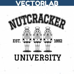 Holiday Nutcracker Svg, University Svg, Nutcracker Christmas, Christmas Vector, Nutcracker Decor