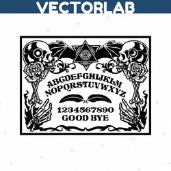 Ouija Board SVG | Dead Spirit Board Game SVG | Mystical SVG | Cricut Cutting File Printable Clip Art Vector Digital Down