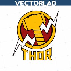 Thor Logo Love And Thunder SVG