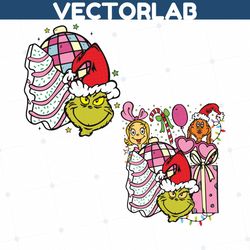 Retro Grincmas Christmas Gift Box SVG