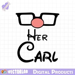 Her carl PNG Sublimation Digital, Cartoon Valentine Png