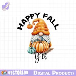 Happy fall yee PNG file