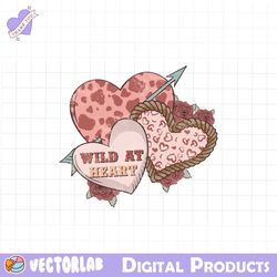 Wild at heart PNG file, Western Valentines png