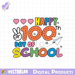 happy 100th day of school svg png