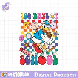 100 days of school donald svg png ,100 Days Of School Png Svg