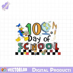 100 days of school star Donald PNG file