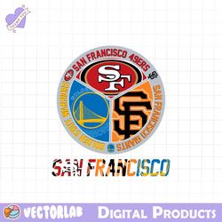San Francisco Sports SVG Cricut Digital Download