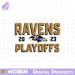 Football Ravens NFL Playoffs 2023 SVG