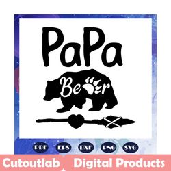 Papa bear svg, bear svg, bear lover svg, papa svg, daddy svg, fathers day svg, father svg, fathers day gift, gift for pa