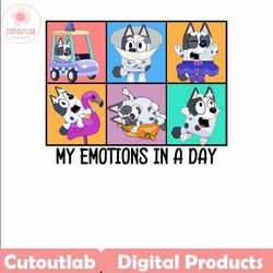 Funny Muffin My Emotions In A Day PNG file