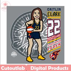 Funny Caitlin Clark 22 Point Guard Indiana Fever SVG