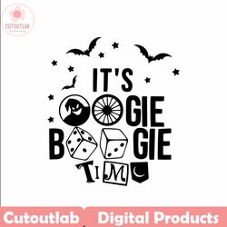 Its Oogie Boogi Time Svg Png, Oogie Boogi Svg, The Nightmare Before Svg, Oogie Boogi Silhouette Svg Files For Cricut, In