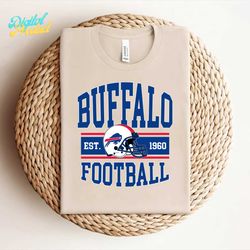 Retro Buffalo Football Helmet Svg Digital Download