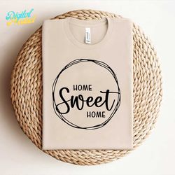 Home Sweet Home Door Hanger Svg File