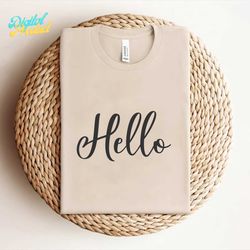 Hello Sign SVG, Quote Svg for Silhouette