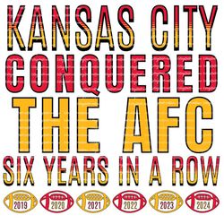 Kansas Conquered The AFC Bundle of 2 Distressed and Not Distressed Digital Sublimation Png Download FAN ART