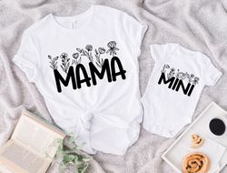 Mama and Mini SVG Bundle, Mother SVG, Personalized Gift for Mom, Mom Shirt, Mom Life svg, Mother's Day svg, Mom svg, Gif