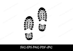 Hiking Boot Prints SVG, PNG, EPS, pdf, jpg instant digital download,footprint,boot print,shoe print,Mountain Boot Svg,Hi