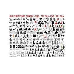 CHRISTMAS SVG Bundle, CHRISTMAS Clipart, Christmas Svg Files For Cricut, Christmas Svg Cut Files