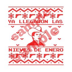Chalino Sanchez ugly Christmas sweater design for cricut or other cutting machines svg and jpeg