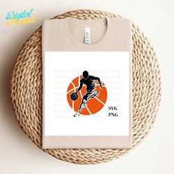 -basketball player svg png , basketball player silhouette , basketball clipart , ball svg , basketball sublimation desig