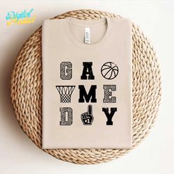 Game Day Basketball Svg, Game Day Vibes Svg,Basketball Season Svg, Basketball Mom Svg, Game Day Basketball Png, Basketba