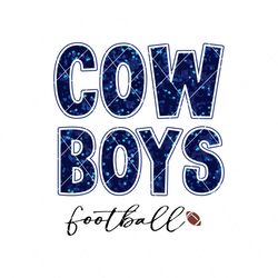 Cowboys Football Svg Digital Download