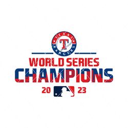 Rangers World Series 2023 Champions Svg