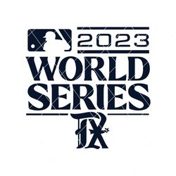 Rangers Baseball World Series 2023 Champions Svg
