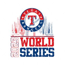 World Series 2023 Texas Rangers Svg Digital Download