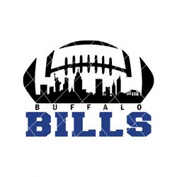 Skyline In A Ball Buffalo Bills Svg Digital Download
