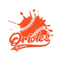 Baltimore Orioles Baseball Svg Cricut Digital Download