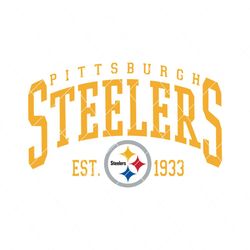 Retro Pittsburgh Steelers Est 1993 SVG