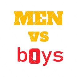 Michigan Football Men Vs Boys SVG