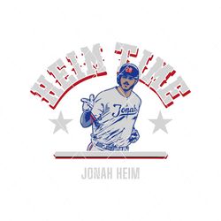 Jonah Heim Time Texas Rangers Baseball Svg