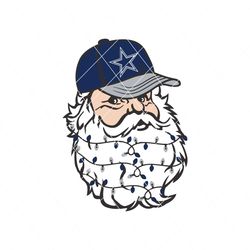 Santa Dallas Cowboys Football Svg Digital Download