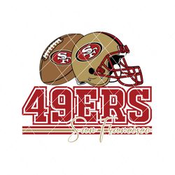 San Francisco 49ers Football Helmet Svg Digital Download