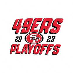 San Francisco 49ers 2023 NFL Playoffs SVG