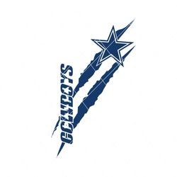 Scratch Dallas Cowboys NFL Team SVG