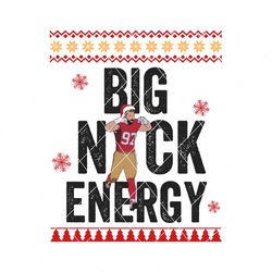 Big Nick Energy Bosa 97 NFL PLayer SVG