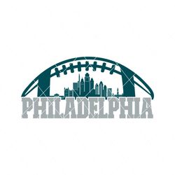 Philadelphia Football Skyline Svg Digital Download